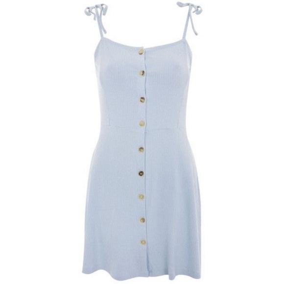 Topshop | button-down tie strap dress - Picture 5 of 9